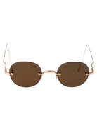 12K GOLD PLATE TITANIUM TITANIUM SUNGLASSES Thom Browne 12K GOLD PLATE TITANIUM 47