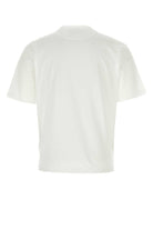 WHITE COTTON T-SHIRT Prada