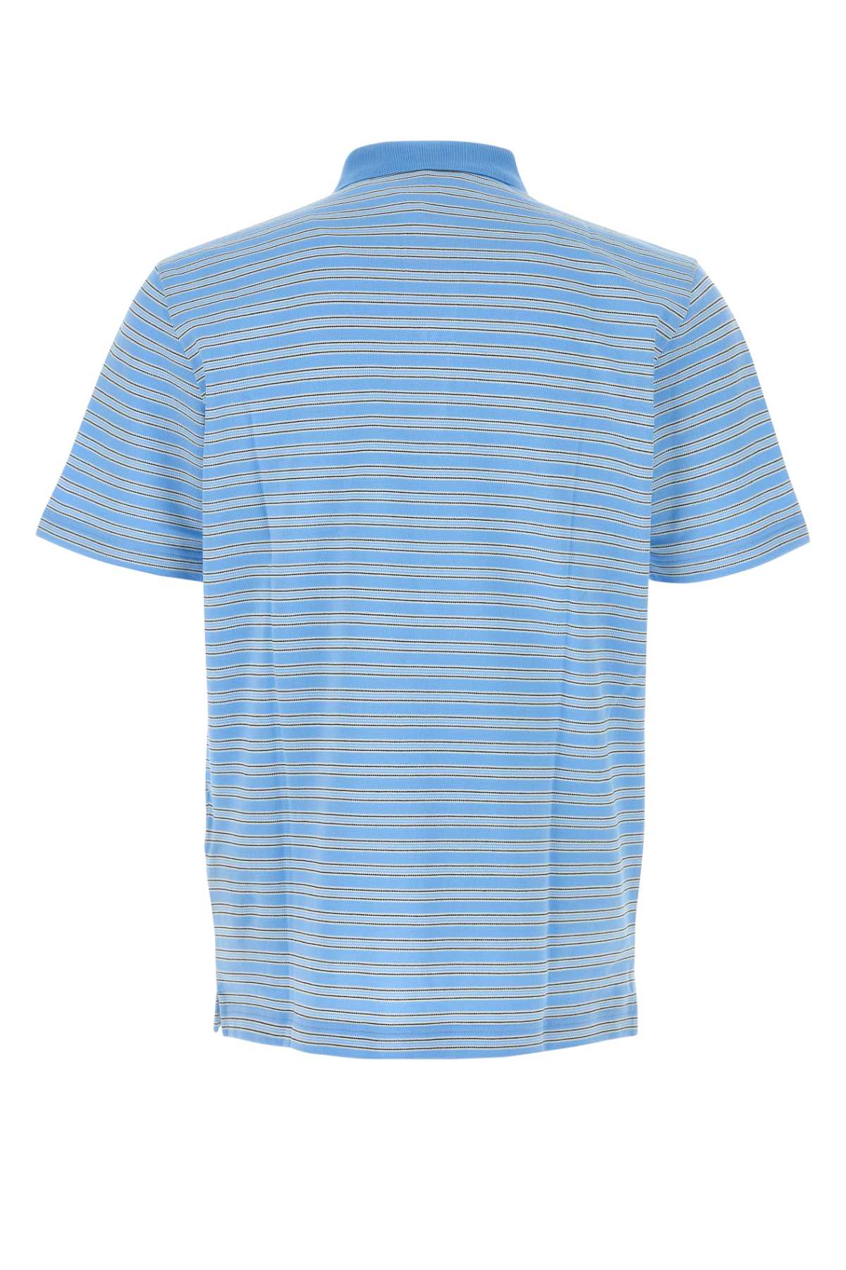 EMBROIDERED PIQUET POLO SHIRT Prada