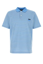 EMBROIDERED PIQUET POLO SHIRT Prada STRIPPED S