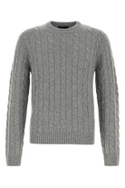 GREY CASHMERE SWEATER Prada GREY 52