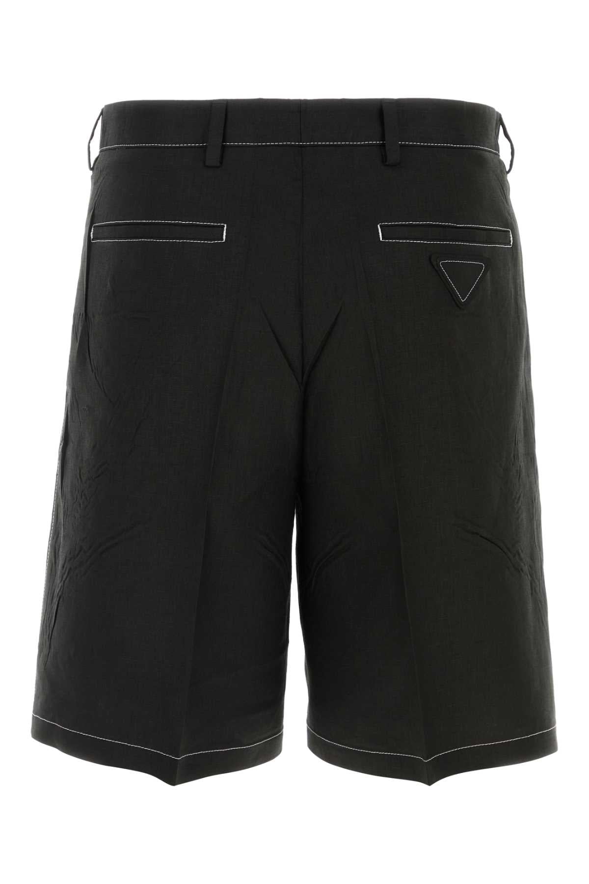 LINEN BERMUDA-SHORTS Prada