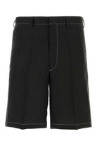 LINEN BERMUDA-SHORTS Prada black 52