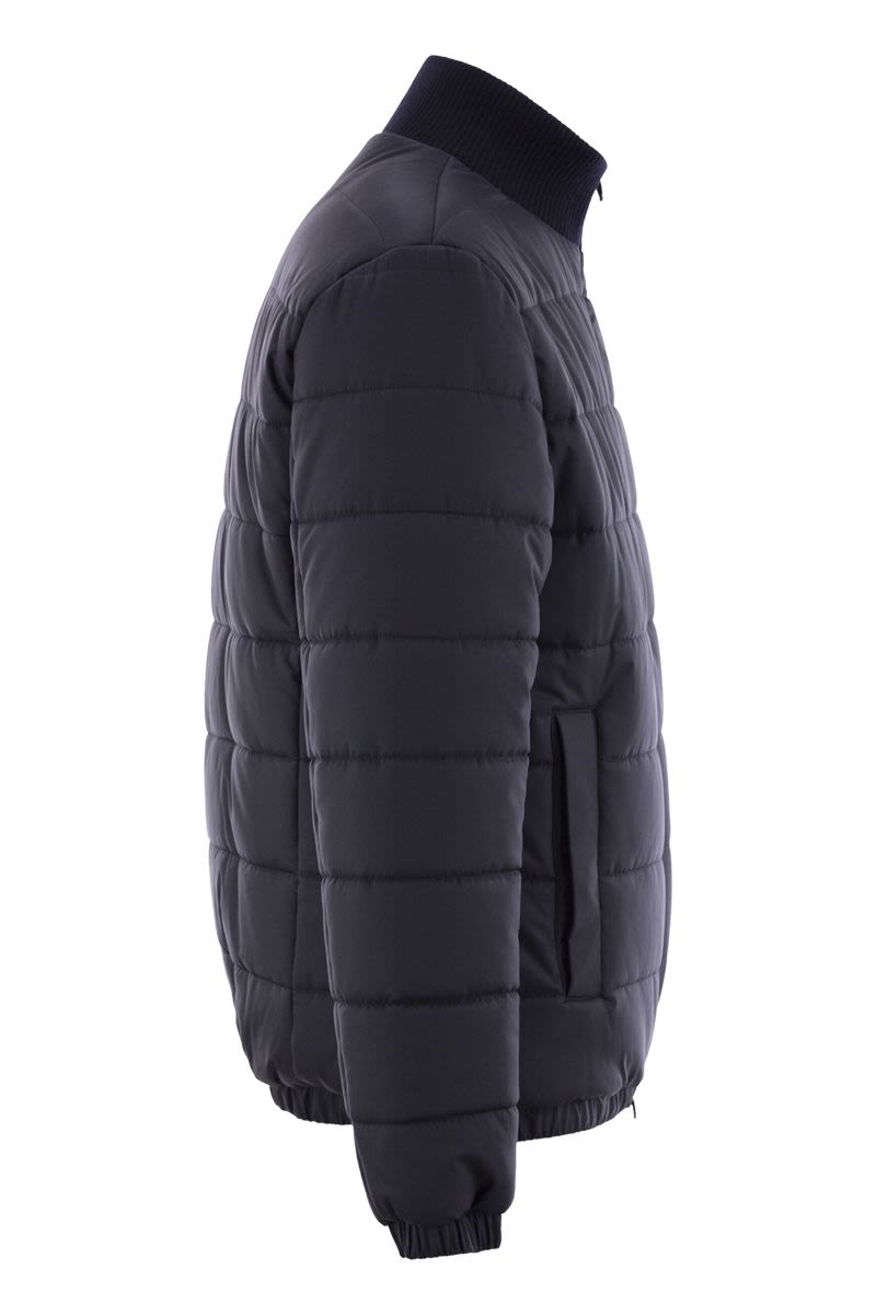 TECHNICAL FABRIC BOMBER JACKET Kiton