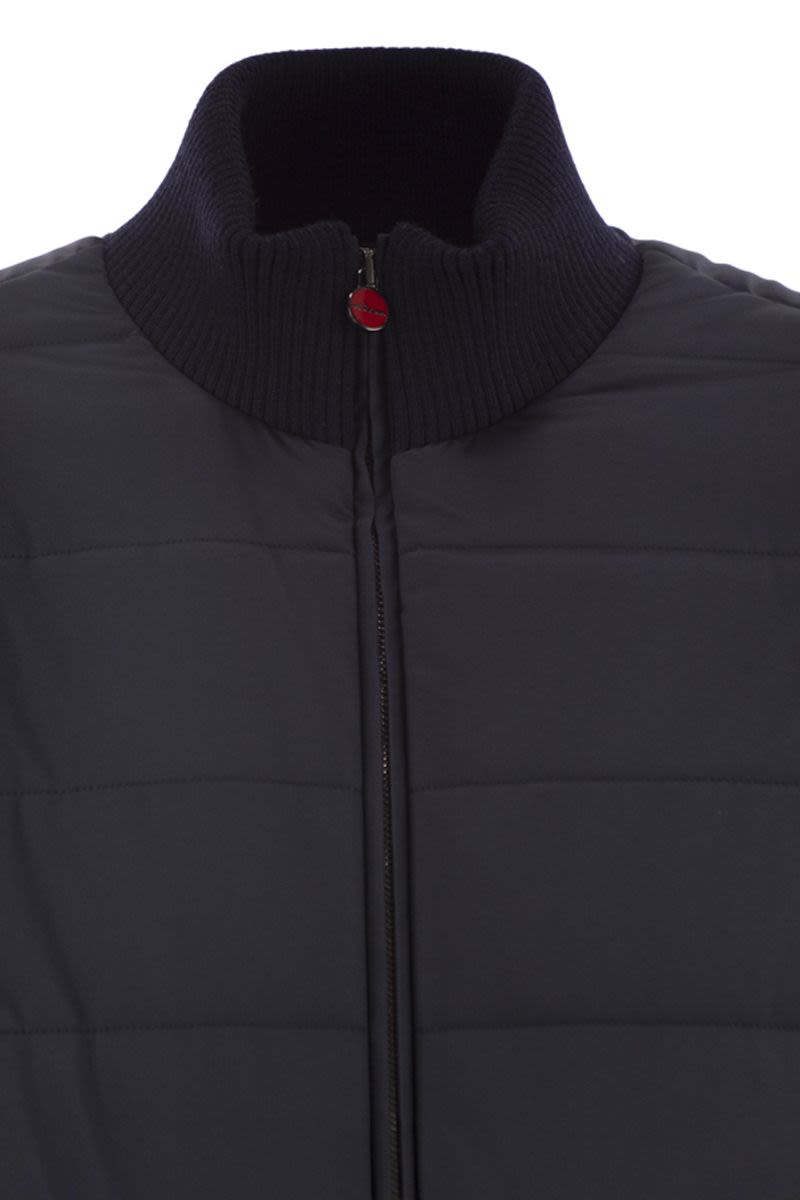 TECHNICAL FABRIC BOMBER JACKET Kiton