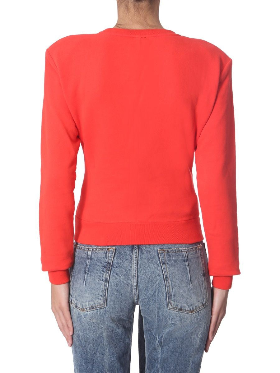CREW NECK SWEATSHIRT UNRAVEL