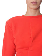 CREW NECK SWEATSHIRT UNRAVEL