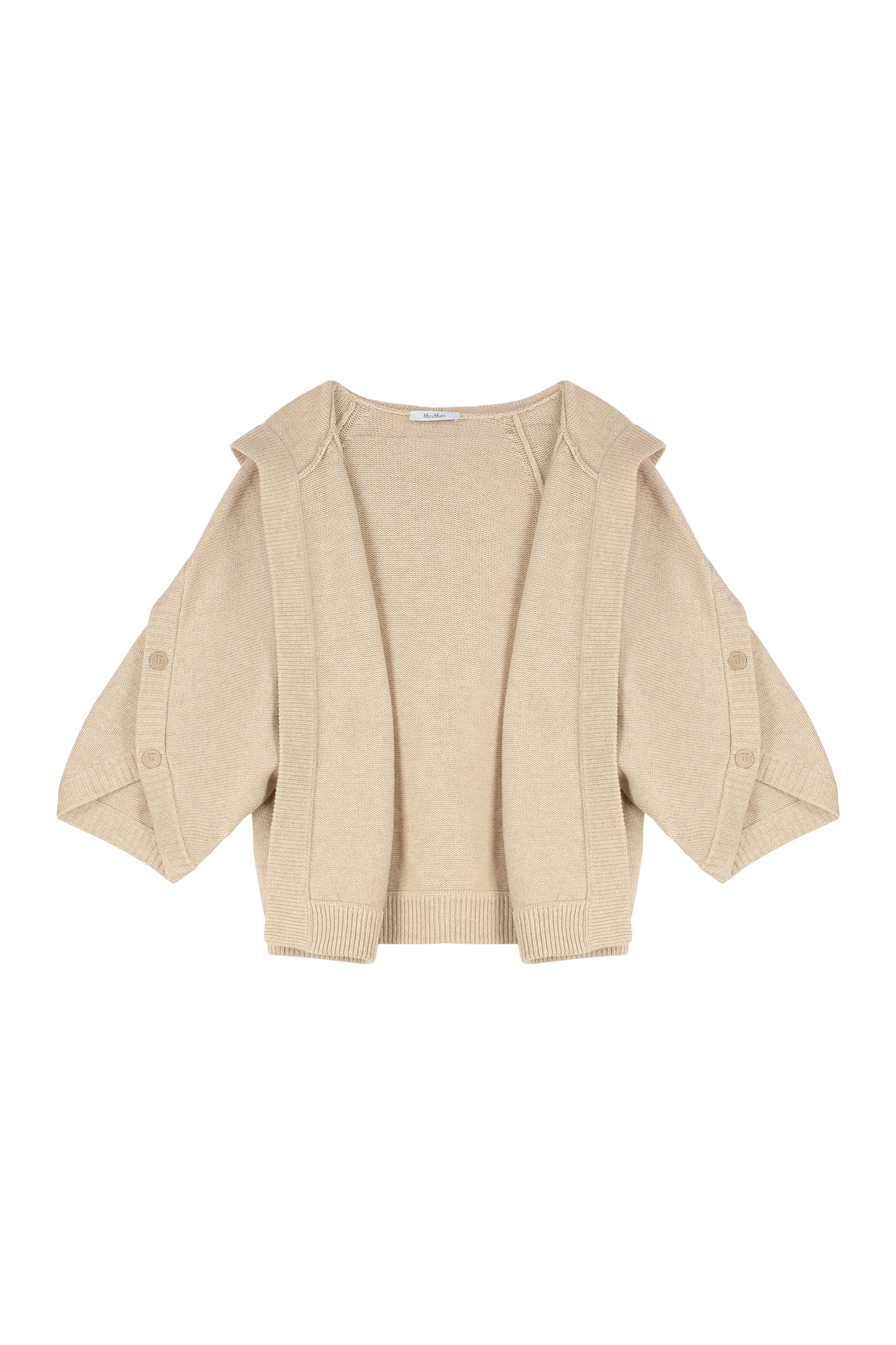 WOOL AND CASHMERE CARDIGAN Max Mara Sand XS