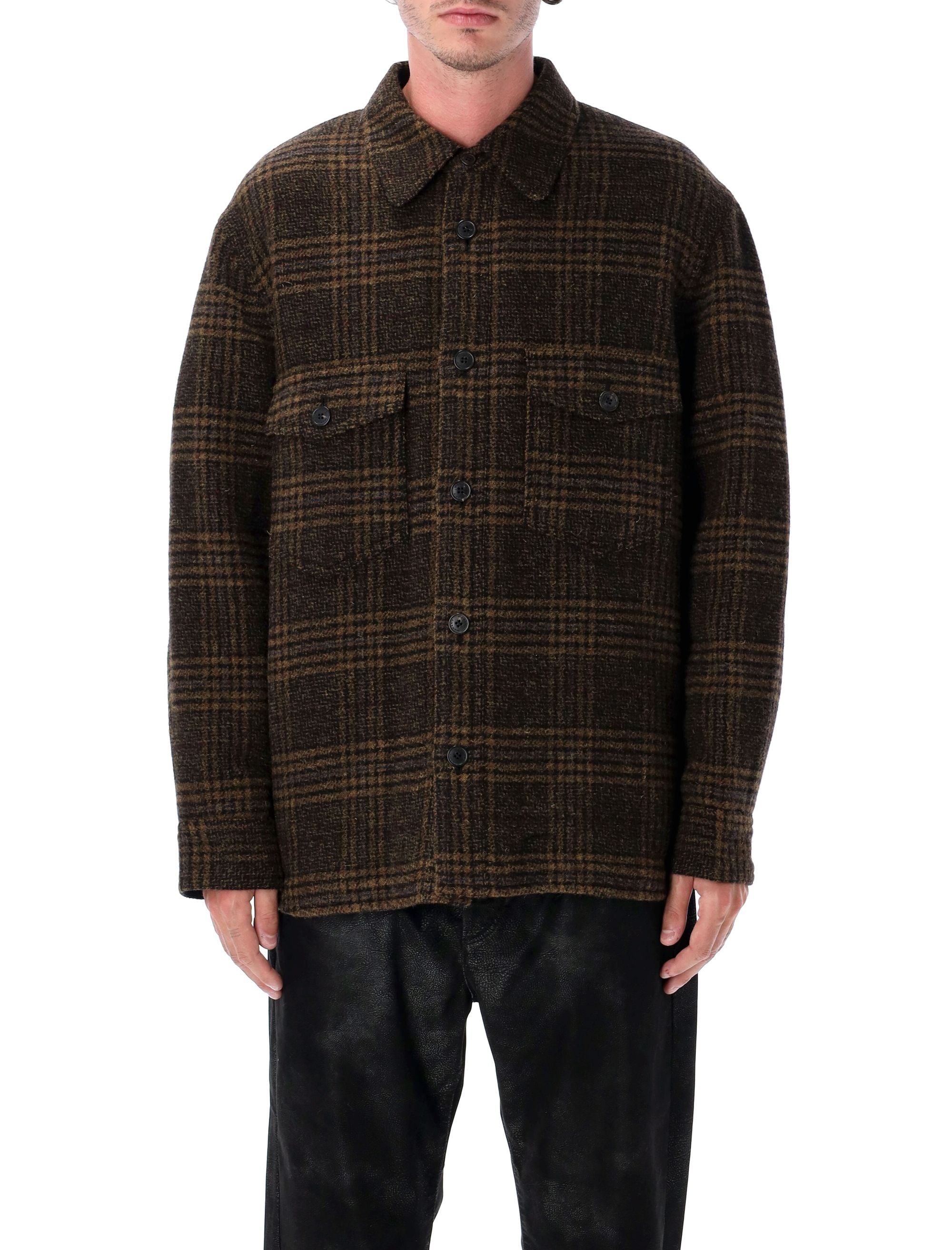 KERVEY JACKET Isabel Marant KHAKI CHECK S
