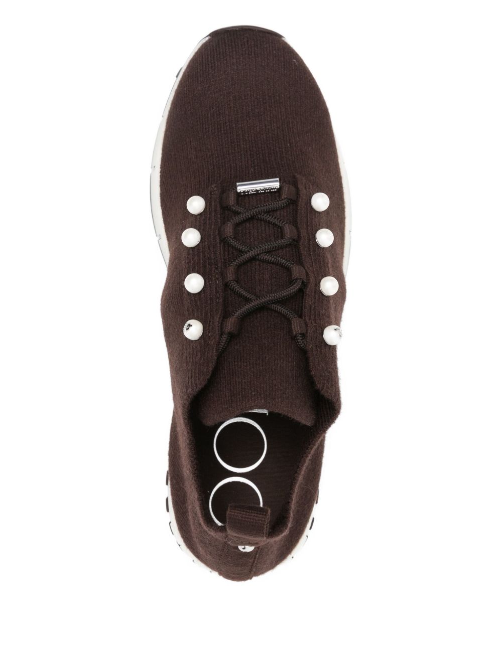 VELES PEARL EMBELLISHED SNEAKERS Jimmy Choo
