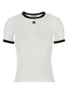 TSHIRT WITH LOGO COURREGÈS WHITE XS