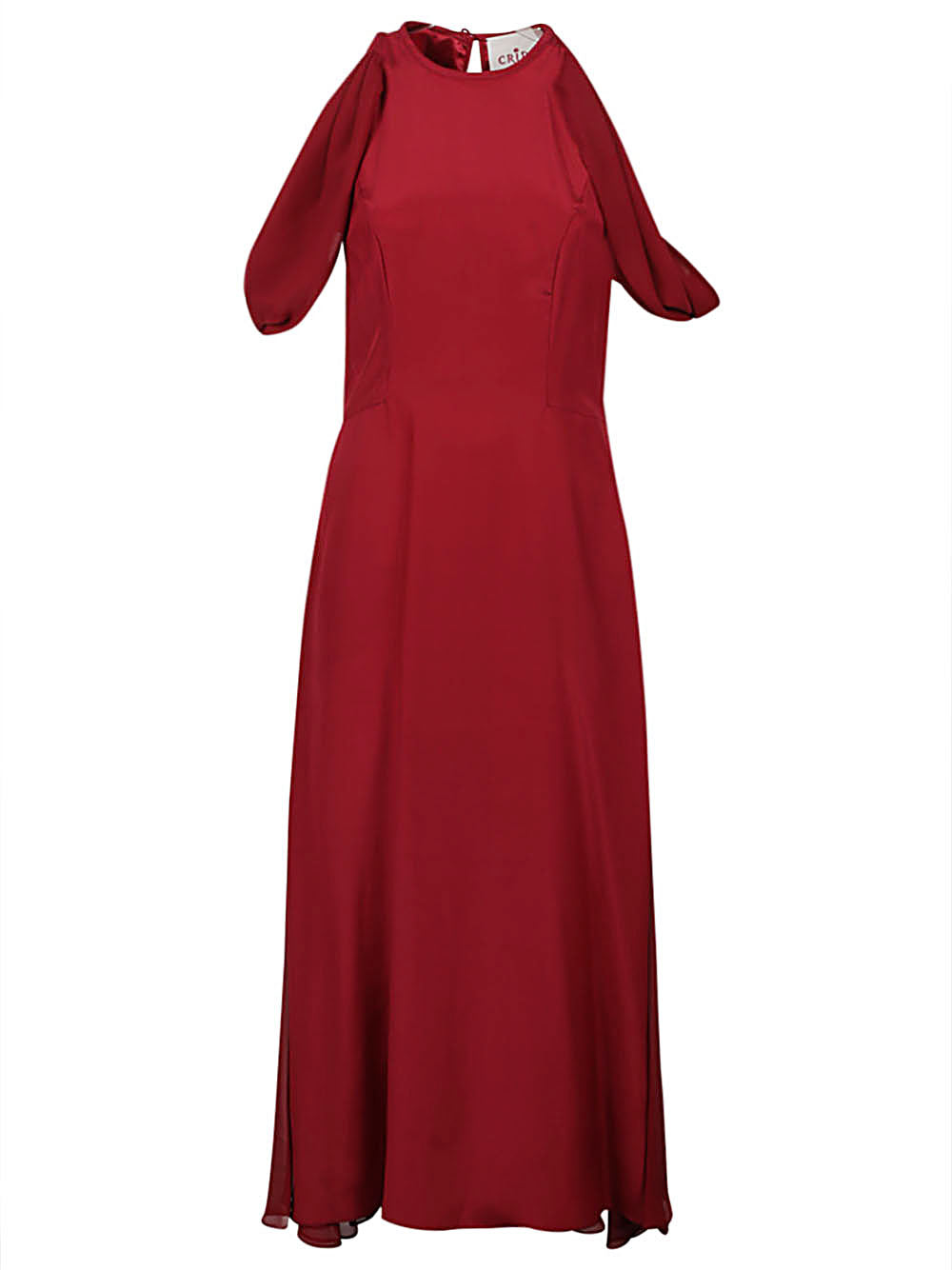 white christmas dresses Crida Milano Silk Midi Dress