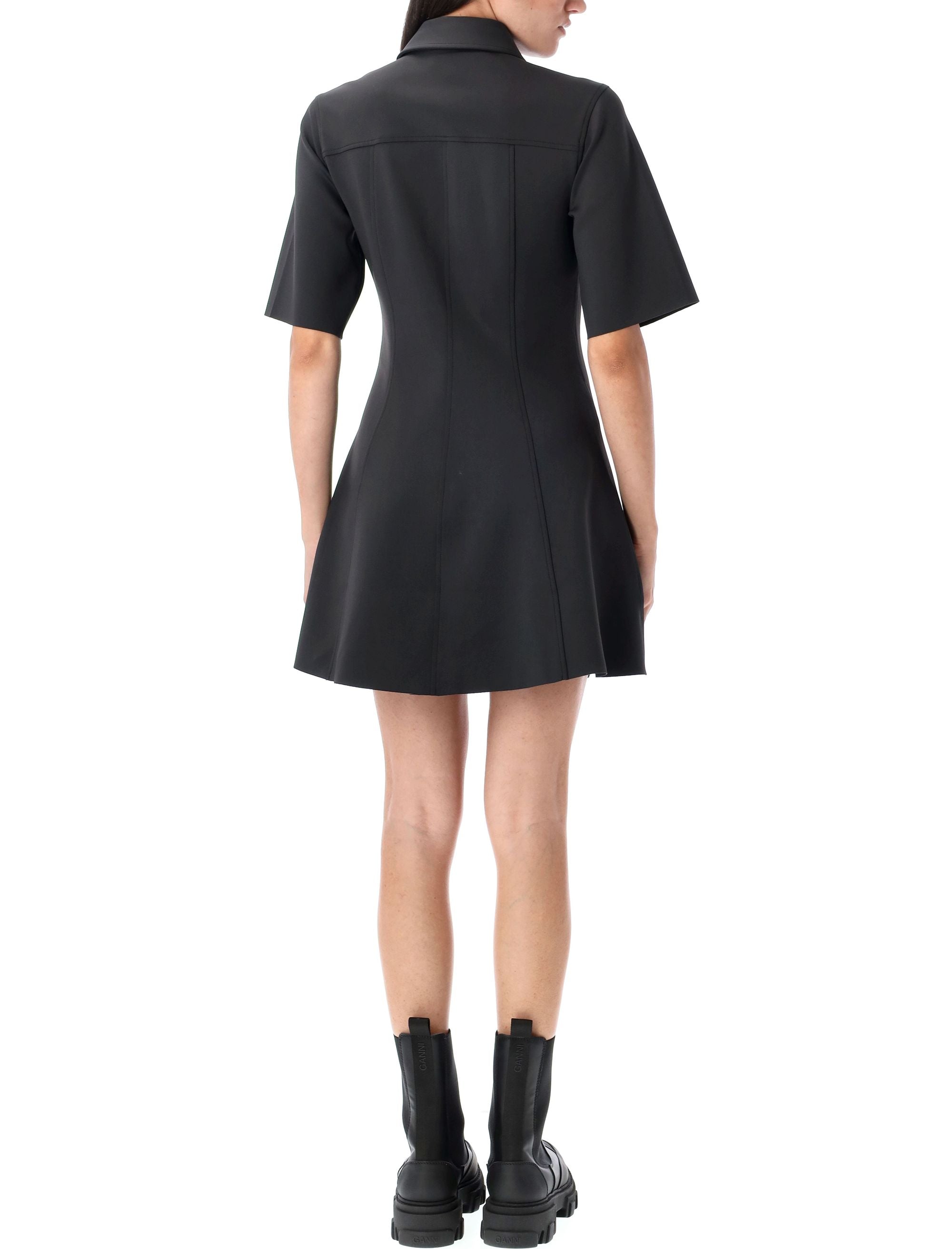 FLARED MINI DRESS Ganni