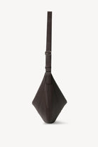 BROWN LEATHER JOUVE SHOULDER BAG The Row