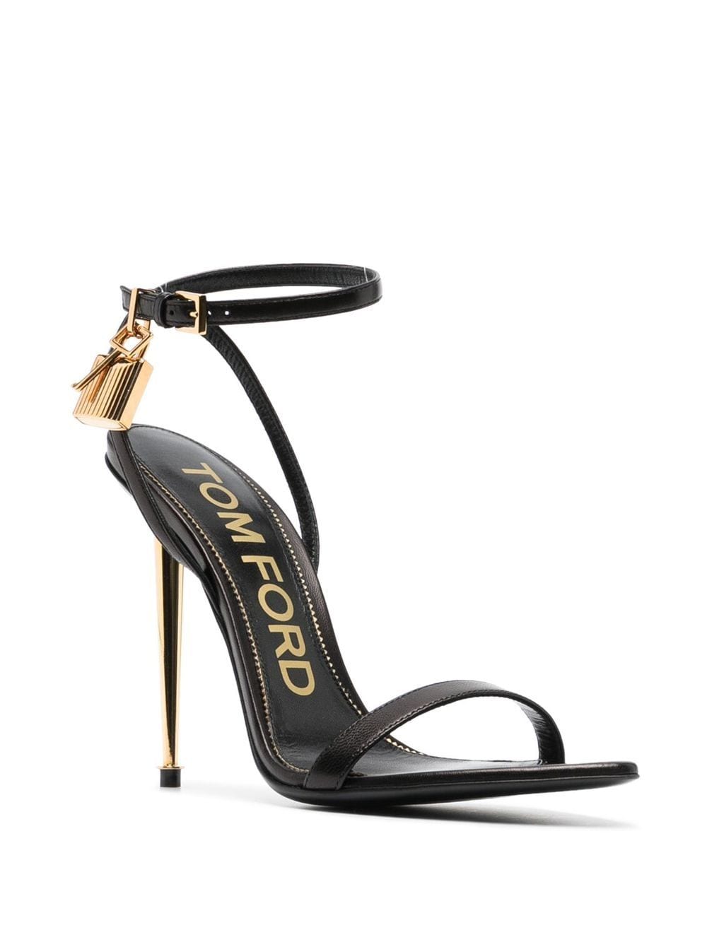 HEELED LEATHER SANDALS Tom Ford