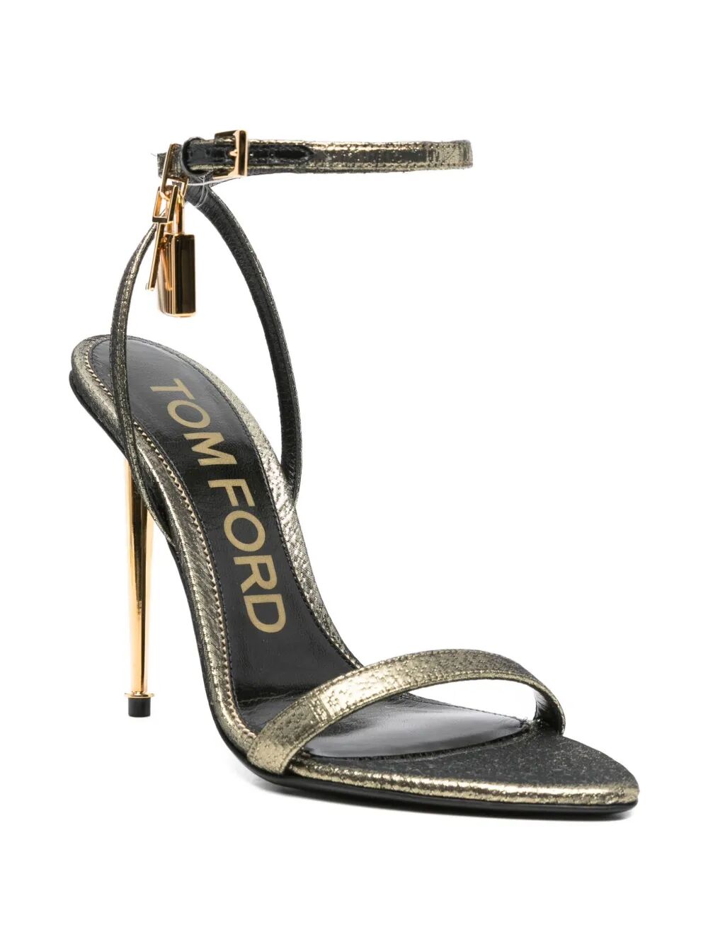 115MM PADLOCK STILETTO HEEL SANDALS Tom Ford