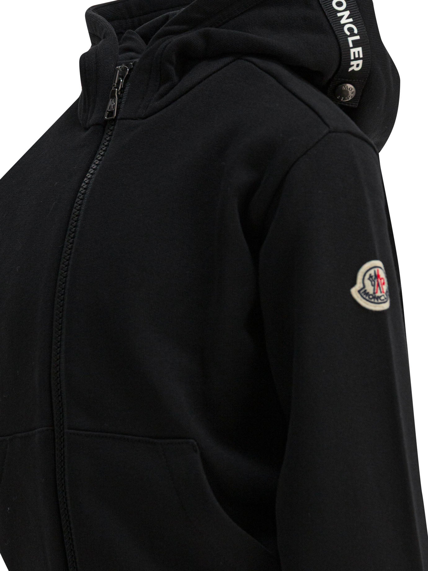MONCLER ブラック パーカー トレーニングパンツ セット MONCLER KIDS 