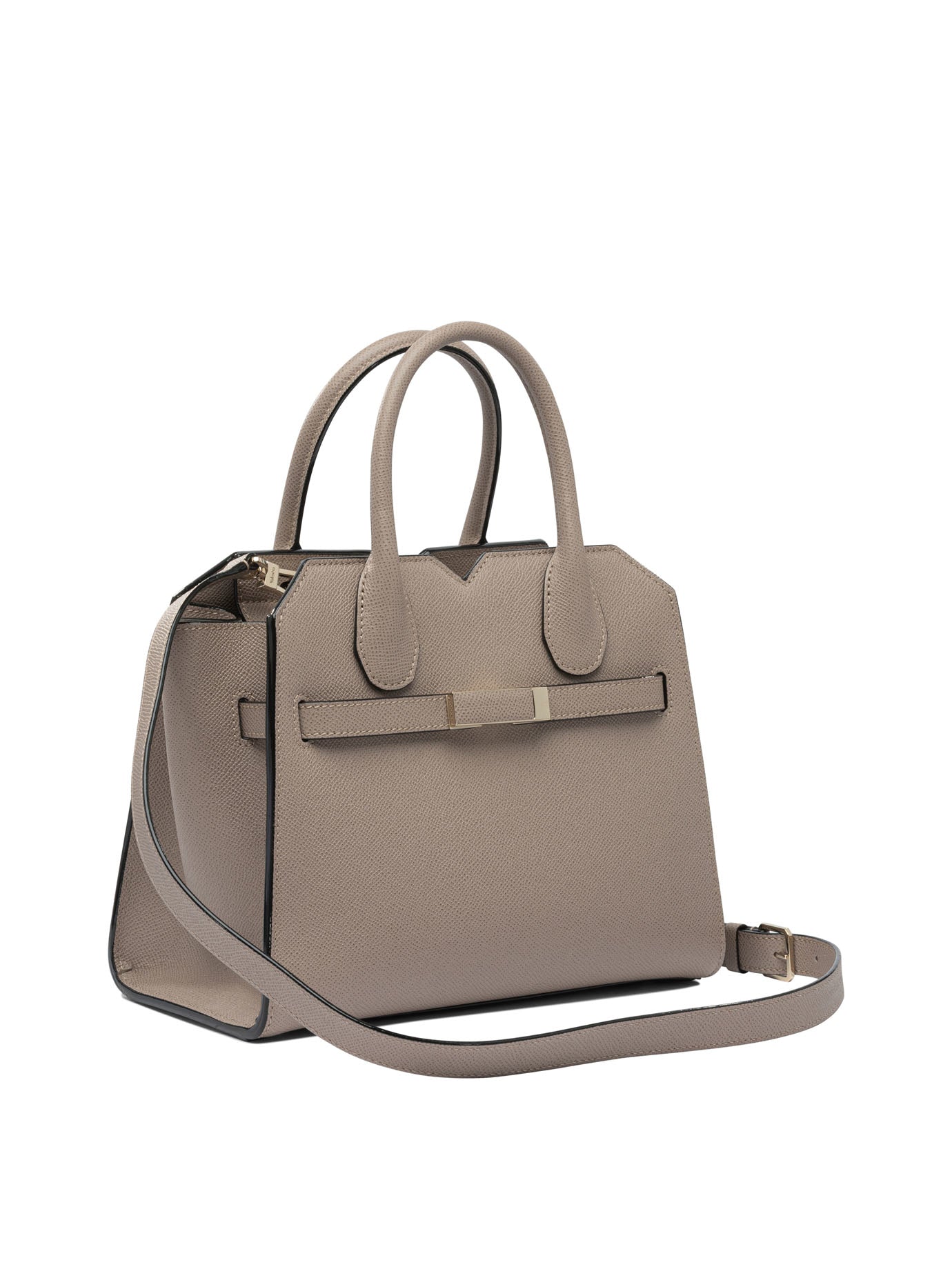 GREY CALF LEATHER HANDBAG Valextra