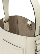 WHITE CALF LEATHER HANDBAG Valextra