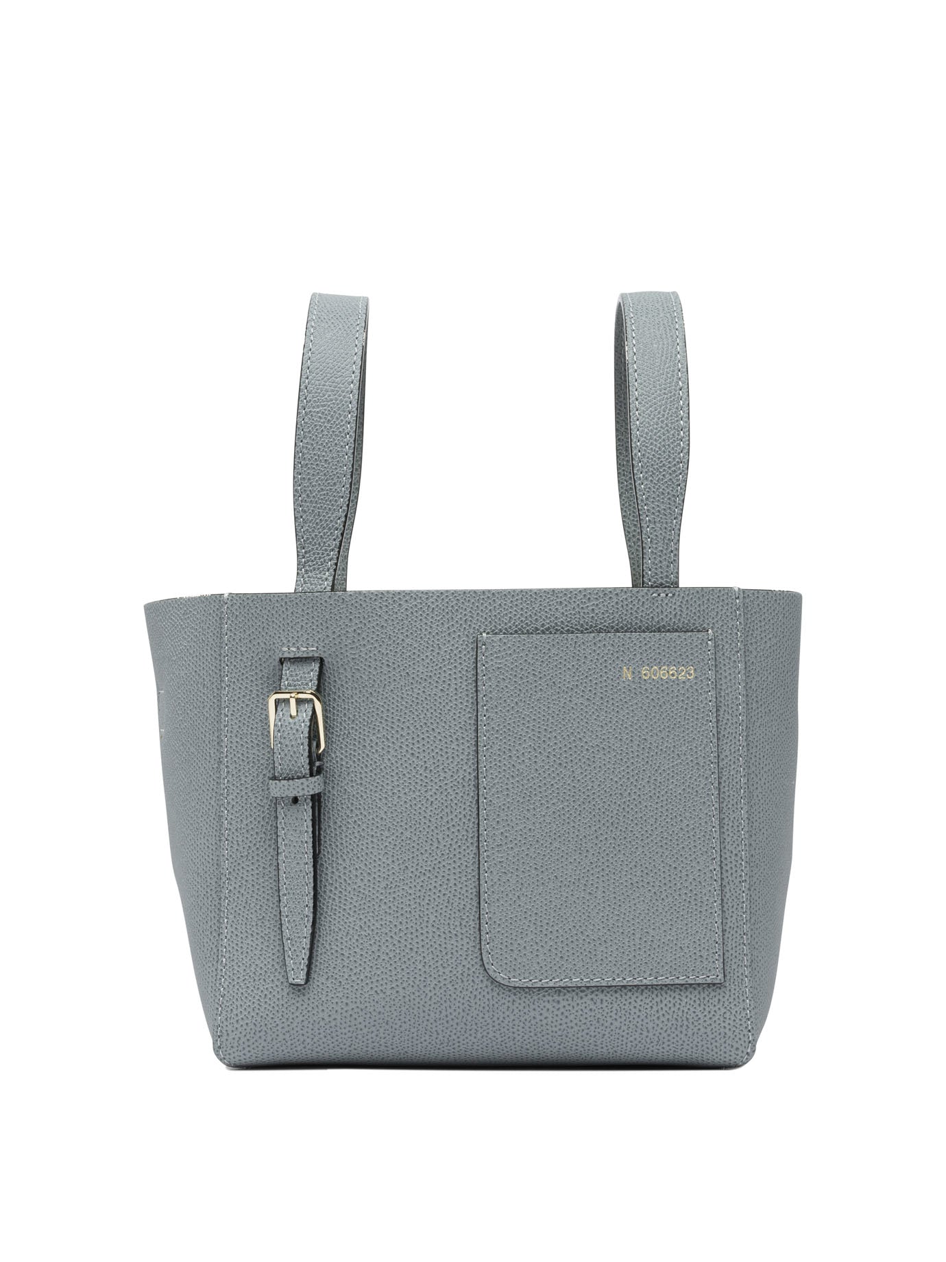 LIGHT BLUE CALF LEATHER HANDBAG Valextra LIGHT BLUE UNI