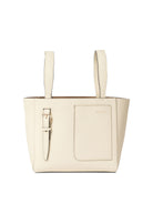 WHITE CALF LEATHER HANDBAG Valextra WHITE U