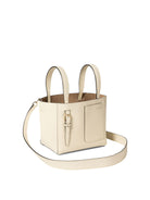WHITE CALF LEATHER HANDBAG Valextra