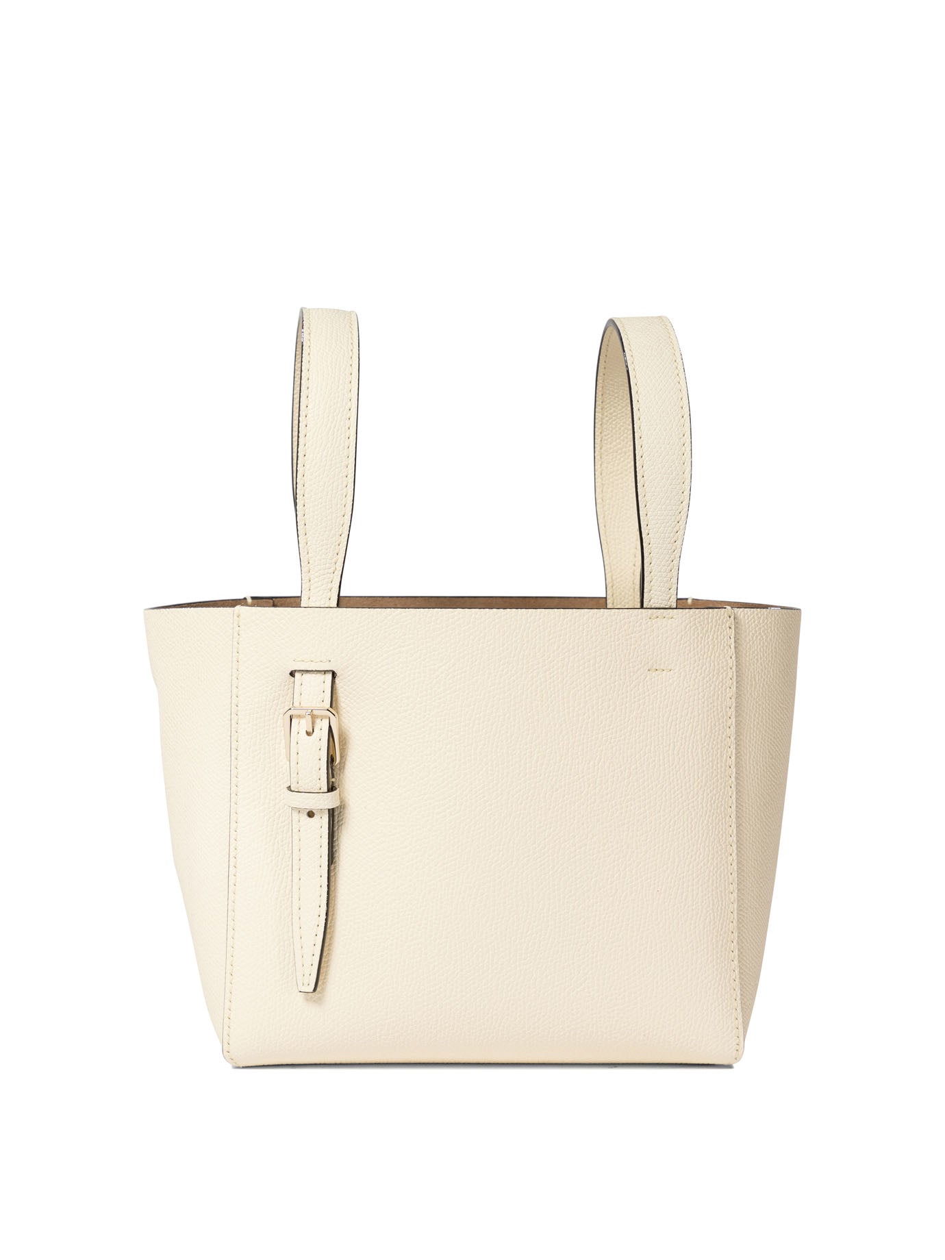 WHITE CALF LEATHER HANDBAG Valextra