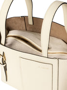 WHITE CALF LEATHER HANDBAG Valextra