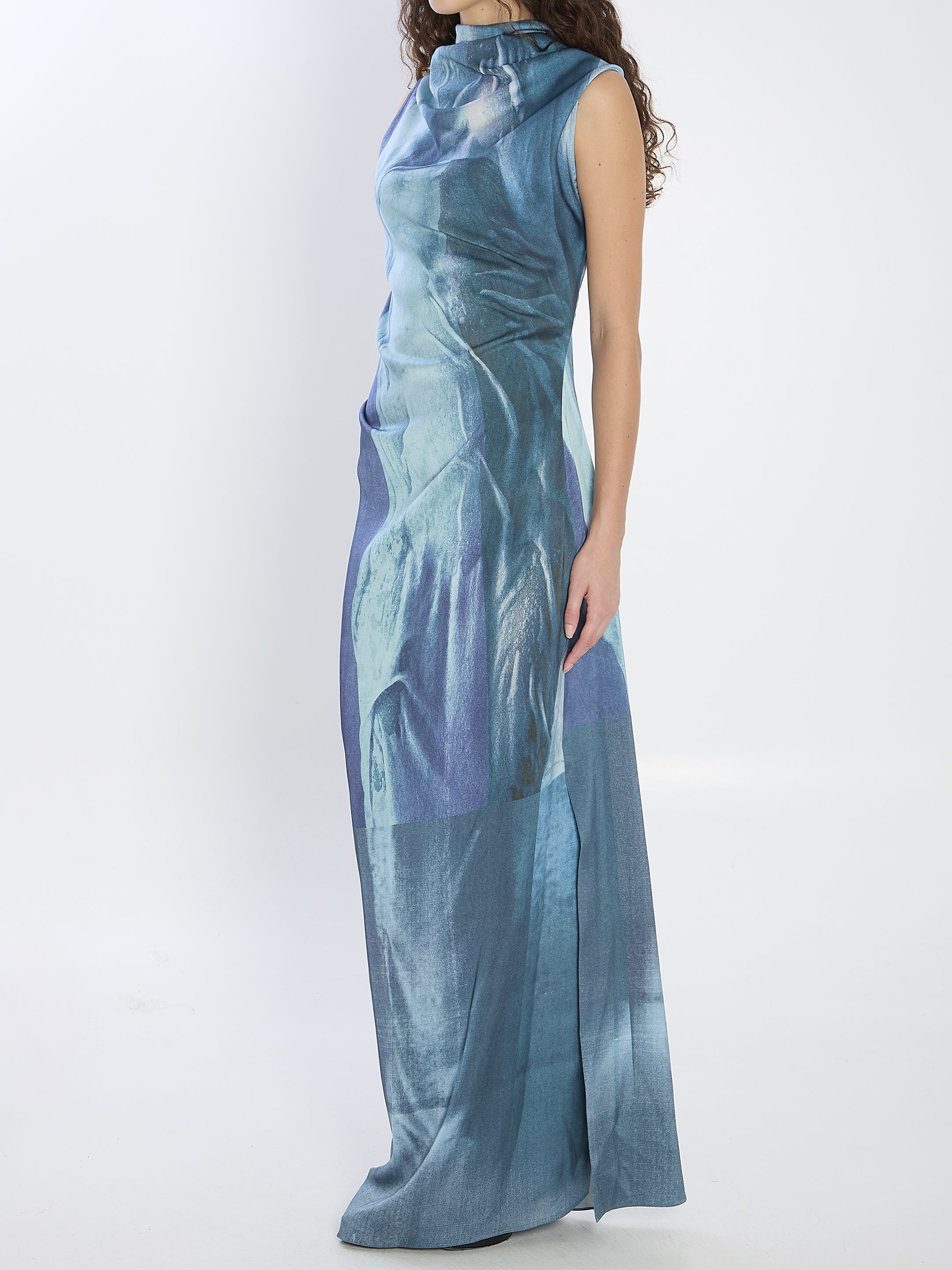 JEAN PAUL GAULTIER WATER LONG DRESS Lord & Taylor JEAN PAUL GAULTIER WATER LONG DRESS Lord & Taylor
