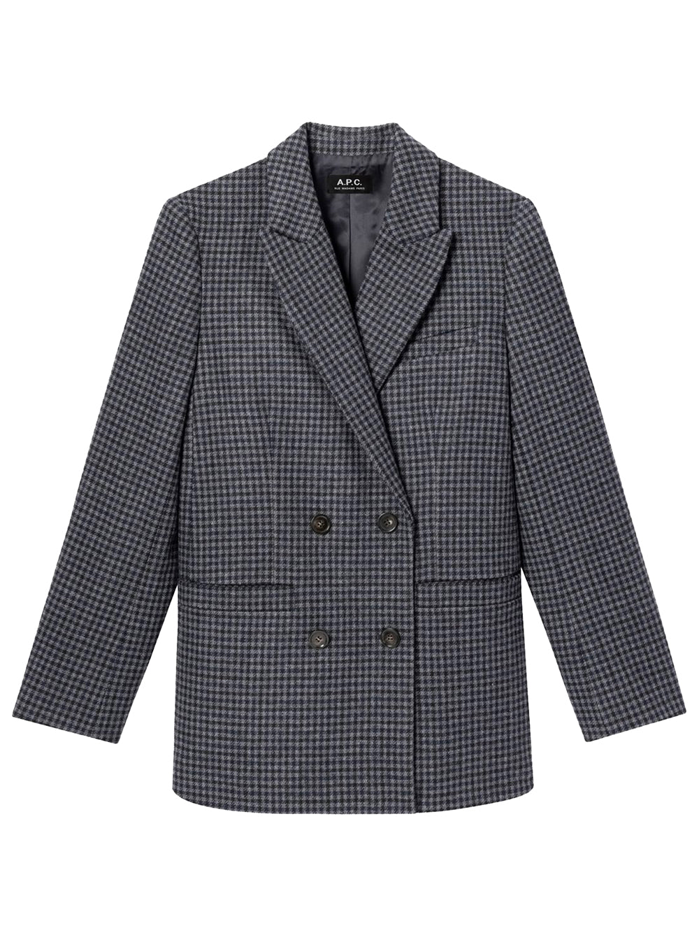 LUCY DOUBLE BREASTED BLAZER A.P.C. blue 40