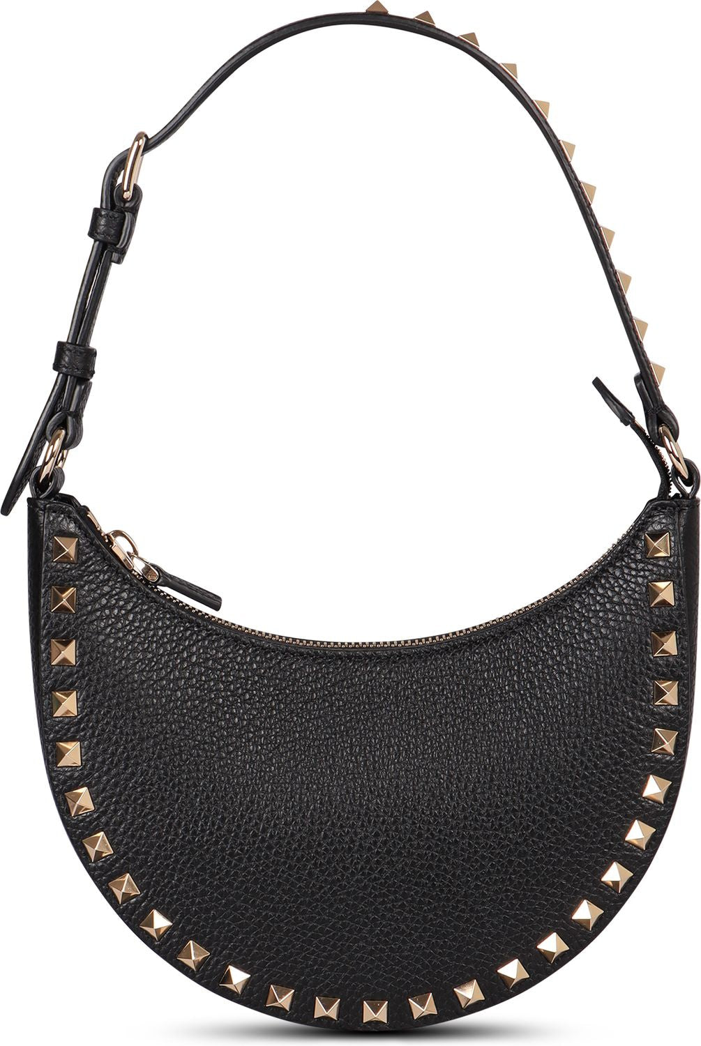 ROCKSTUD MINI LEATHER HOBO BAG Valentino Garavani