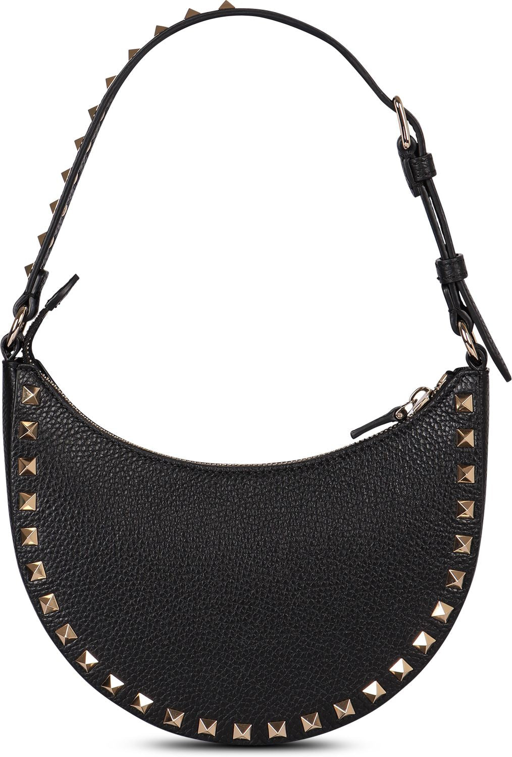 ROCKSTUD MINI LEATHER HOBO BAG Valentino Garavani