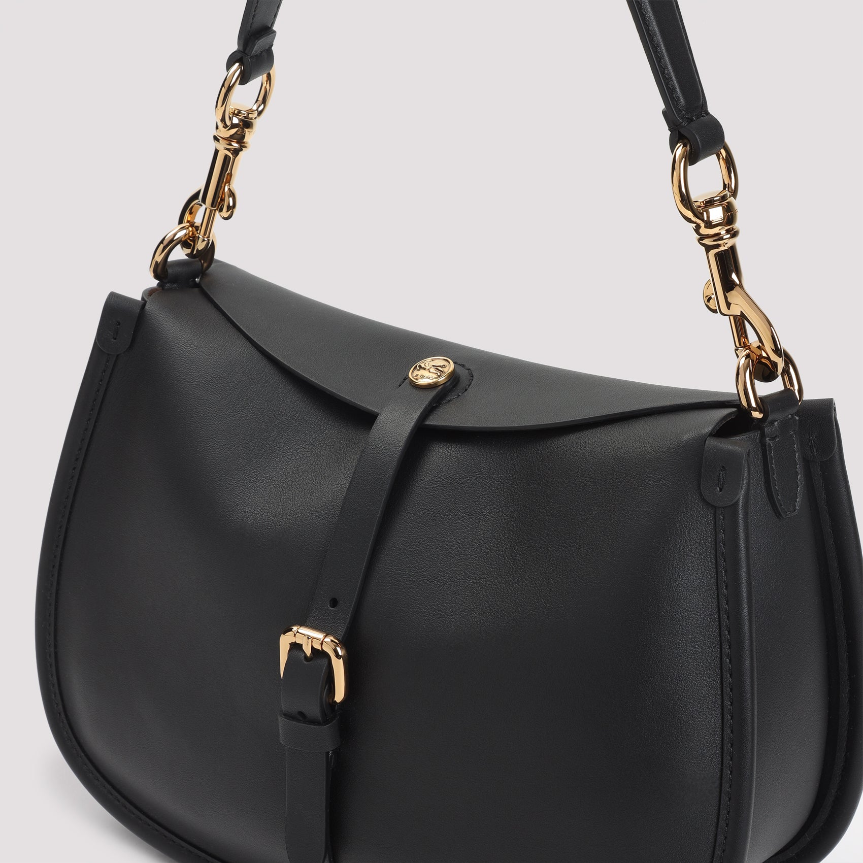BLACK LEATHER CROSSBODY BAGS Etro