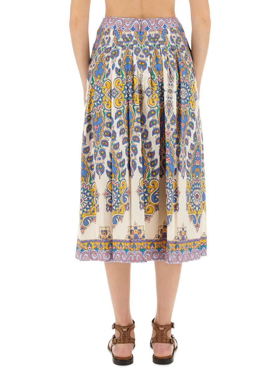PAISLEY PRINT MIDI SKIRT Etro