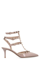 ROCKSTUD PATENT LEATHER SLINGBACK PUMPS Valentino Garavani Pink 41