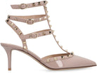 ROCKSTUD PATENT LEATHER SLINGBACK PUMPS Valentino Garavani