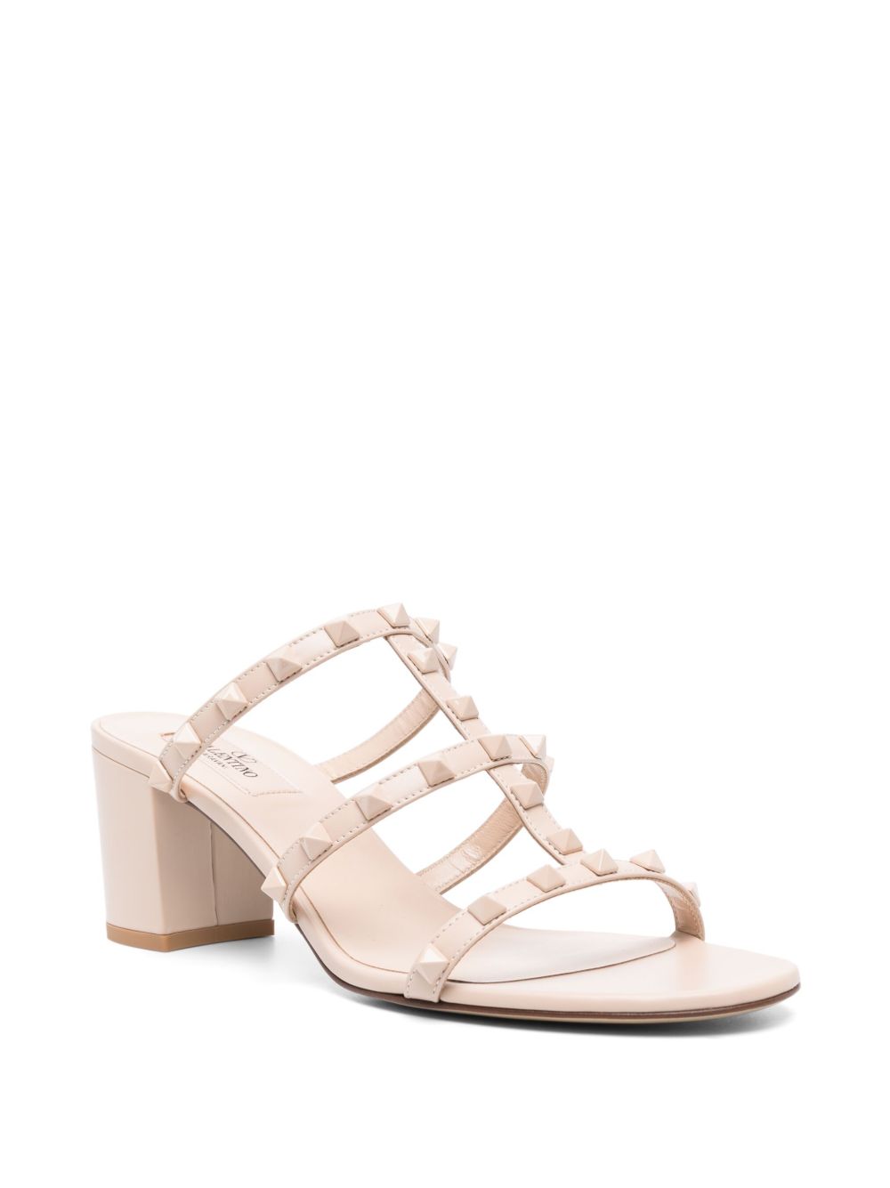 ROCKSTUD LEATHER SANDALS Valentino Garavani