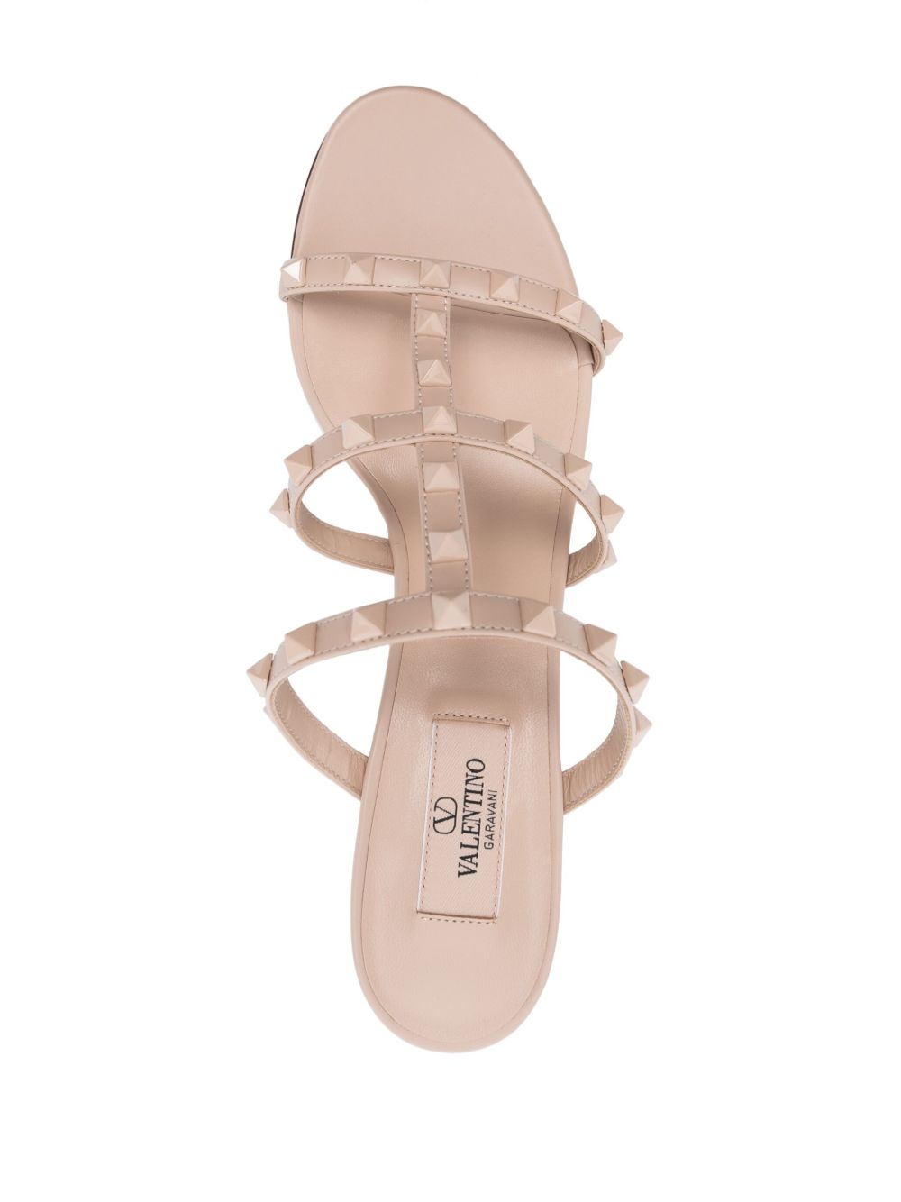ROCKSTUD LEATHER SANDALS Valentino Garavani