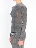 BODY SHADOW AND PRINCE OF WALES TOP JEAN PAUL GAULTIER