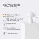 Mushroom LED Table Lamp Bundle Brightech