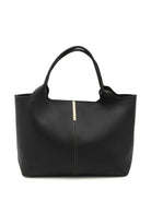 MEDIUM-SMALL LEATHER SHOPPING BAG Tod's BLACK UNICA
