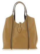 TIMELESS LEATHER MINI T SHOPPING BAG Tod's