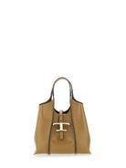 TIMELESS LEATHER MINI T SHOPPING BAG Tod's