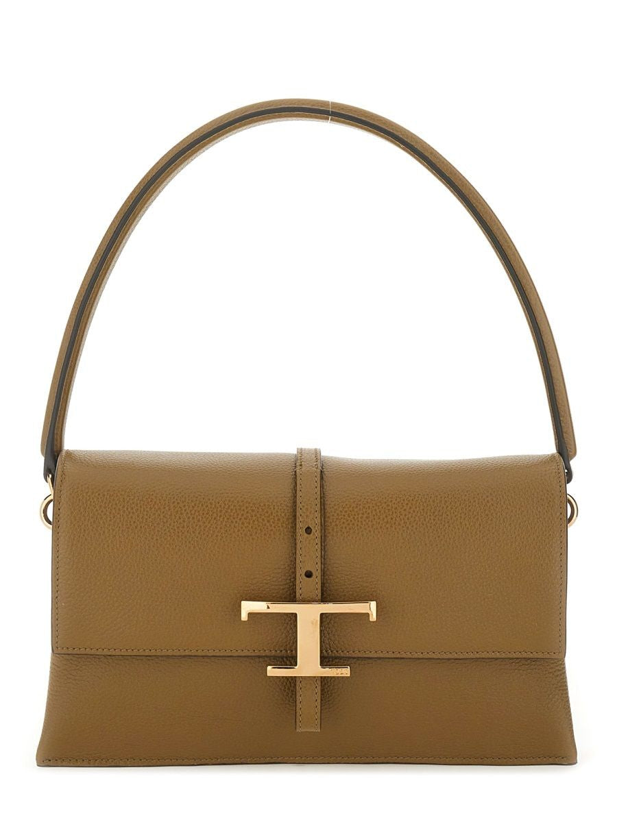 FLAP T TIMELESS BAG Tod's BROWN UNI