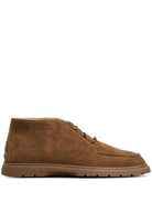 SUEDE LEATHER ANKLE BOOTS Tod's LEATHER BROWN 9