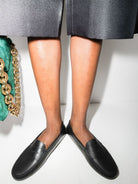 ICONIC RODOS GOMMINI LOAFERS BY TOD'S IN BLACK LEATHER Tod's