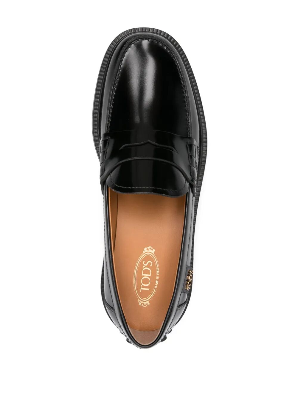 SHADED FINISHING LEATHER PENNY LOAFERS Tod's