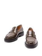 SHADED FINISHING LEATHER PENNY LOAFERS Tod's