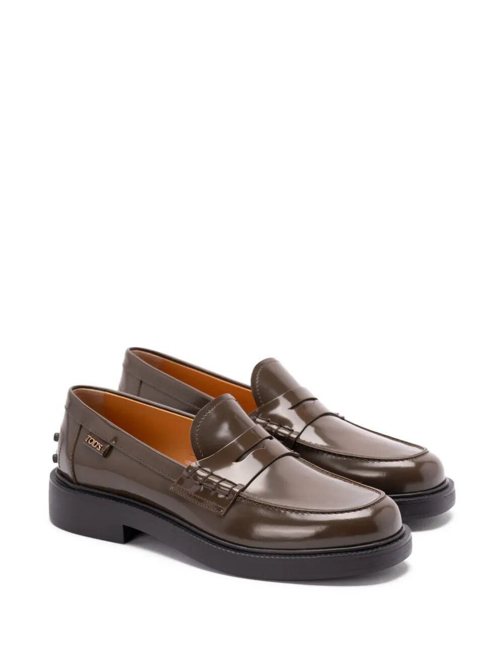 SHADED FINISHING LEATHER PENNY LOAFERS Tod's