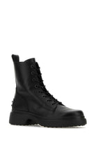 PLATFORM COMBAT BOOTS WITH LACE-UP DESIGN Tod's